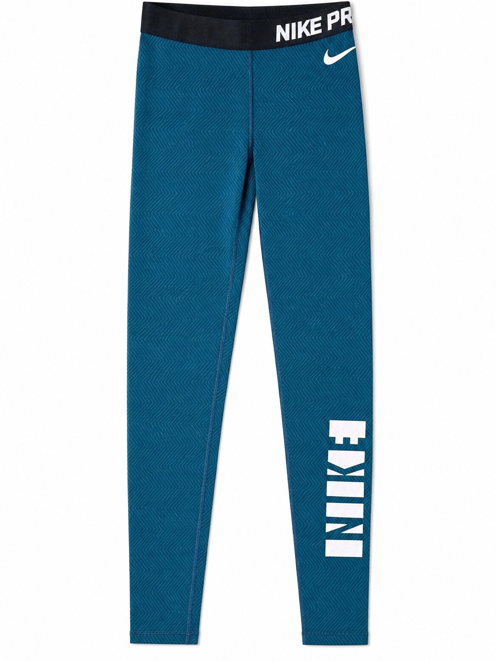 Nike Pro Dri-FIT Teal Training Set Quarter Zip Top & Leggings XS/S - Picture 4 of 11